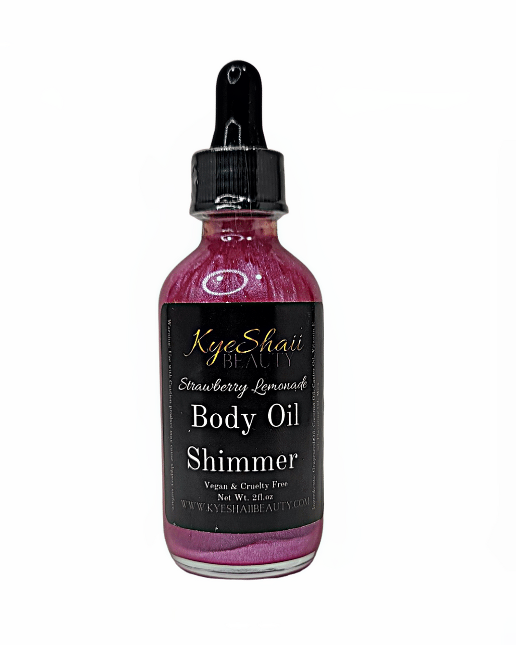 Strawberry Lemonade Body Oil Shimmer
